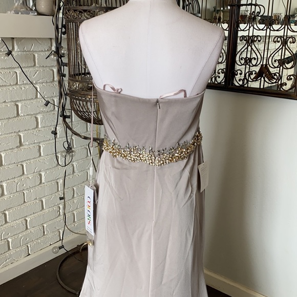 COLORS STRAPLESS WEDDING FORMAL PROM GOWN DRESS 1541 12 NEW BRIDESMAID - Picture 9 of 13